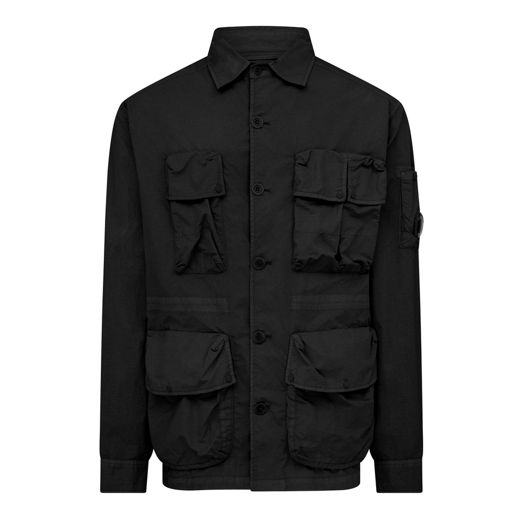 CP Company Lens Detail Overshirt - Black 999
